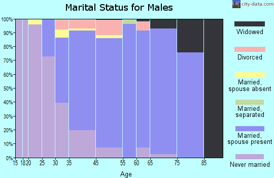Heeia marital status for males