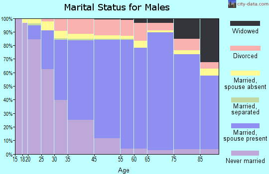 Kaneohe marital status for males