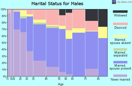 Kihei marital status for males