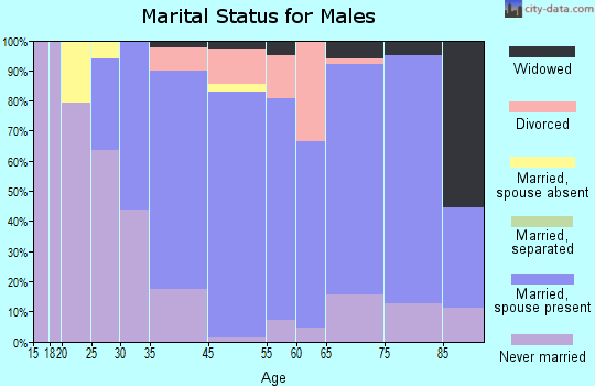Kurtistown marital status for males