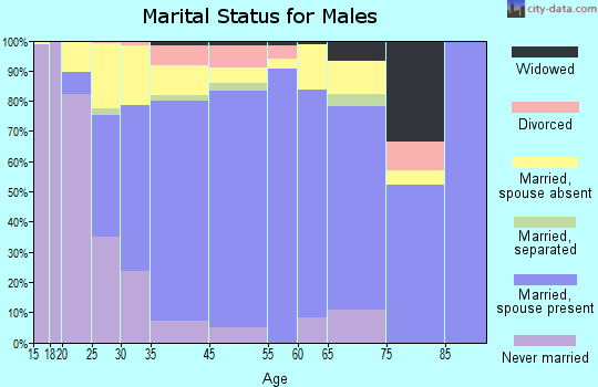 Laie marital status for males