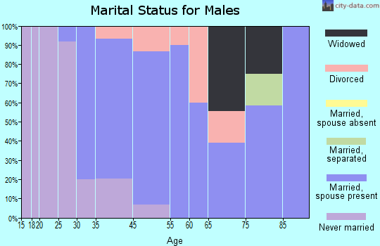 Pakala Village marital status for males