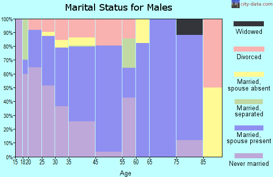 Driggs marital status for males