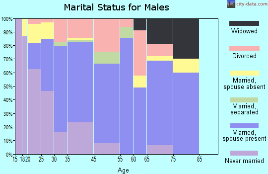 Fort Hall marital status for males