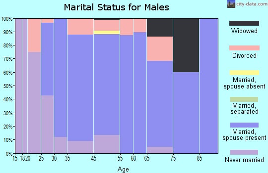 Genesee marital status for males