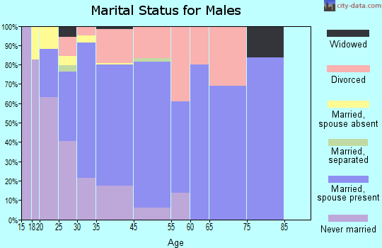 Hailey marital status for males