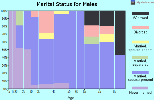 Hazelton marital status for males