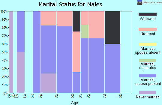 Irwin marital status for males