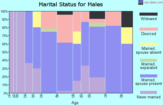 Mackay marital status for males