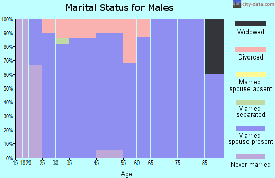 Paris marital status for males