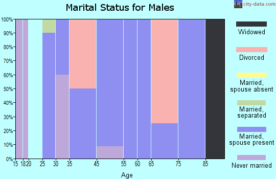 Rockland marital status for males