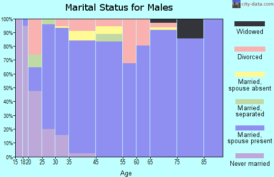 Soda Springs marital status for males