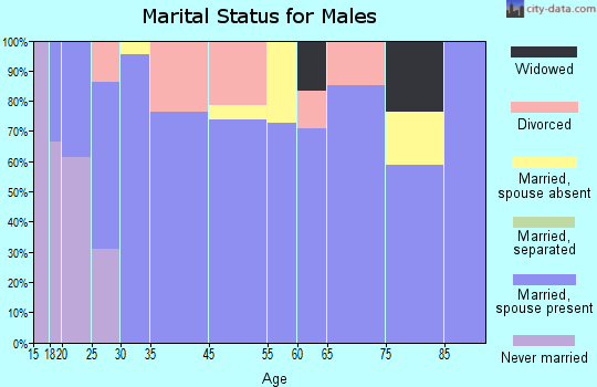 Troy marital status for males