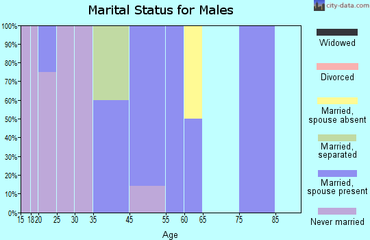 Ambler marital status for males