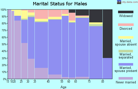 Addison marital status for males