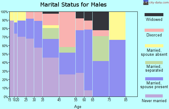 Alorton marital status for males