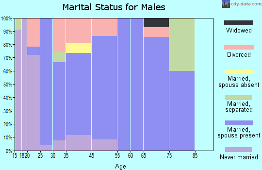Argenta marital status for males