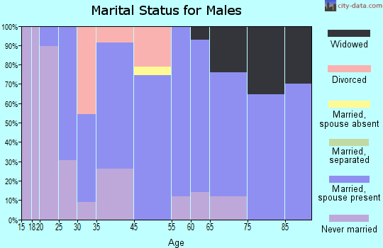 Ava marital status for males