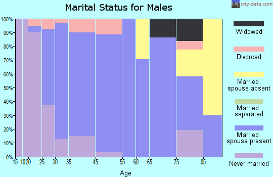 Aviston marital status for males