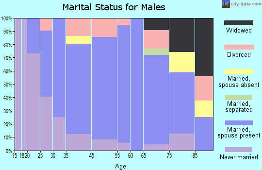 Barry marital status for males