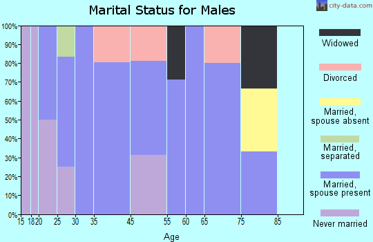 Bellmont marital status for males