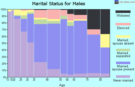 Bellwood marital status for males