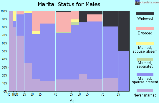 Bement marital status for males