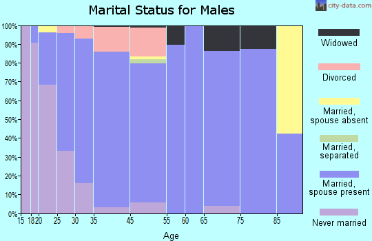 Chatham marital status for males