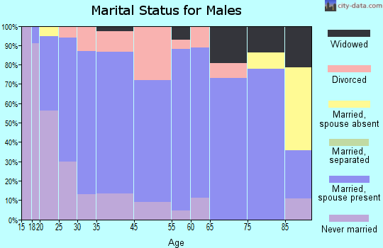Chrisman marital status for males