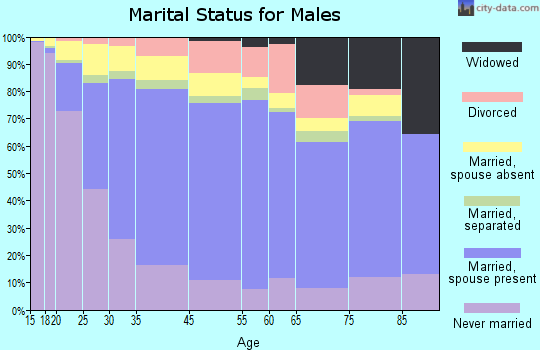 Cicero marital status for males