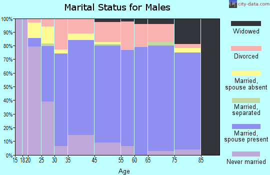Clinton marital status for males