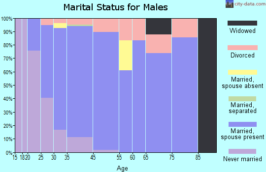 Elburn marital status for males