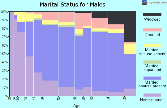 Elgin marital status for males