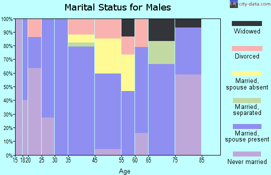 Enfield marital status for males