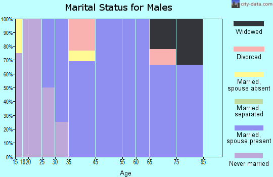 Fillmore marital status for males