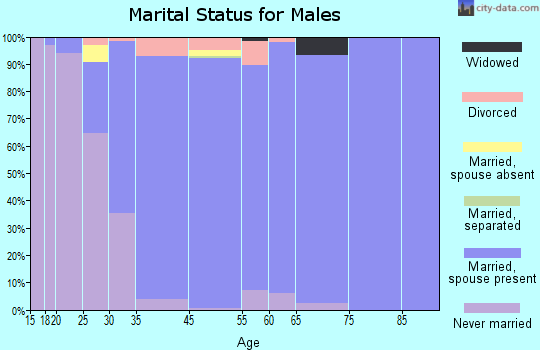 Frankfort marital status for males