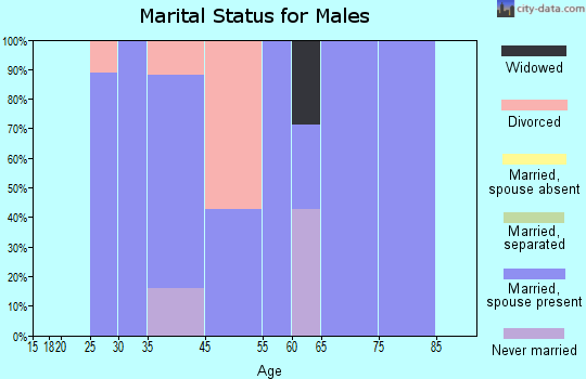 Glasgow marital status for males