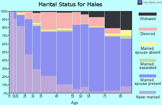 Granite City marital status for males