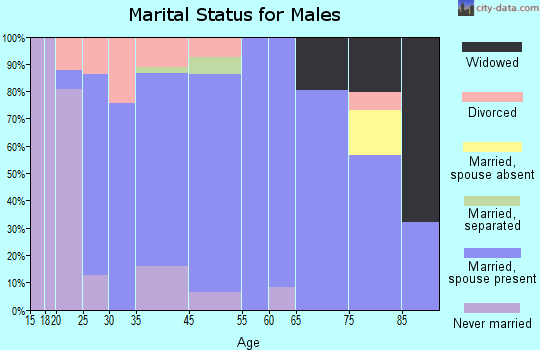 Hamilton marital status for males