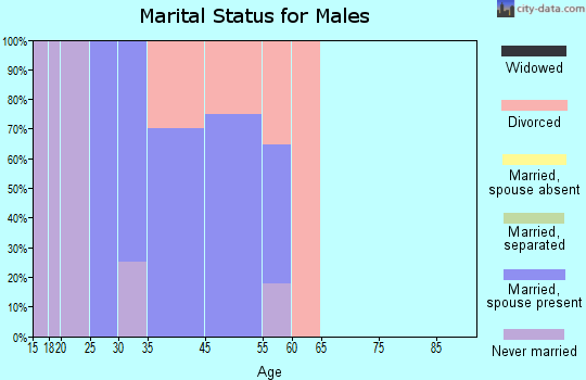 Copperville marital status for males