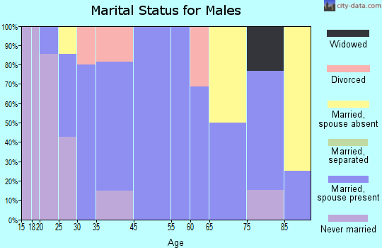Hindsboro marital status for males
