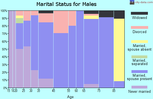 Hopedale marital status for males