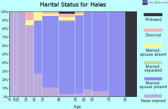 Inverness marital status for males