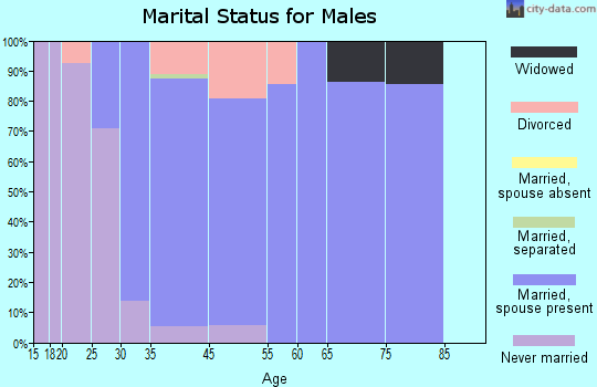 Johnsburg marital status for males