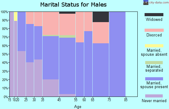 Delta Junction marital status for males