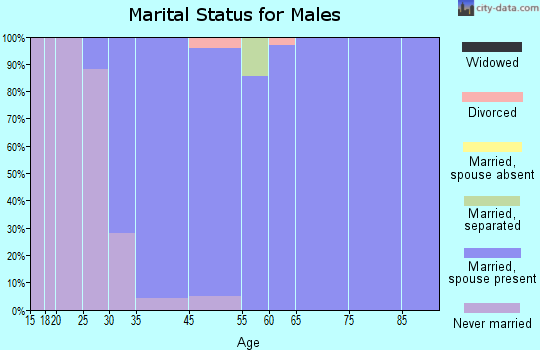 Lakewood marital status for males