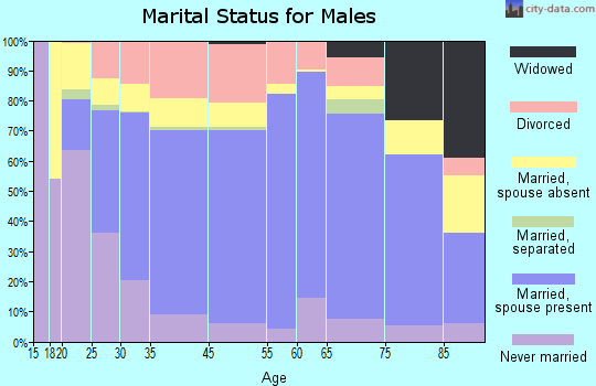 Lincoln marital status for males