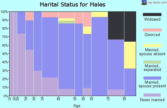 McLeansboro marital status for males