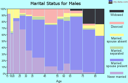 Macomb marital status for males