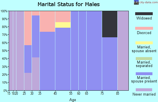 Maquon marital status for males